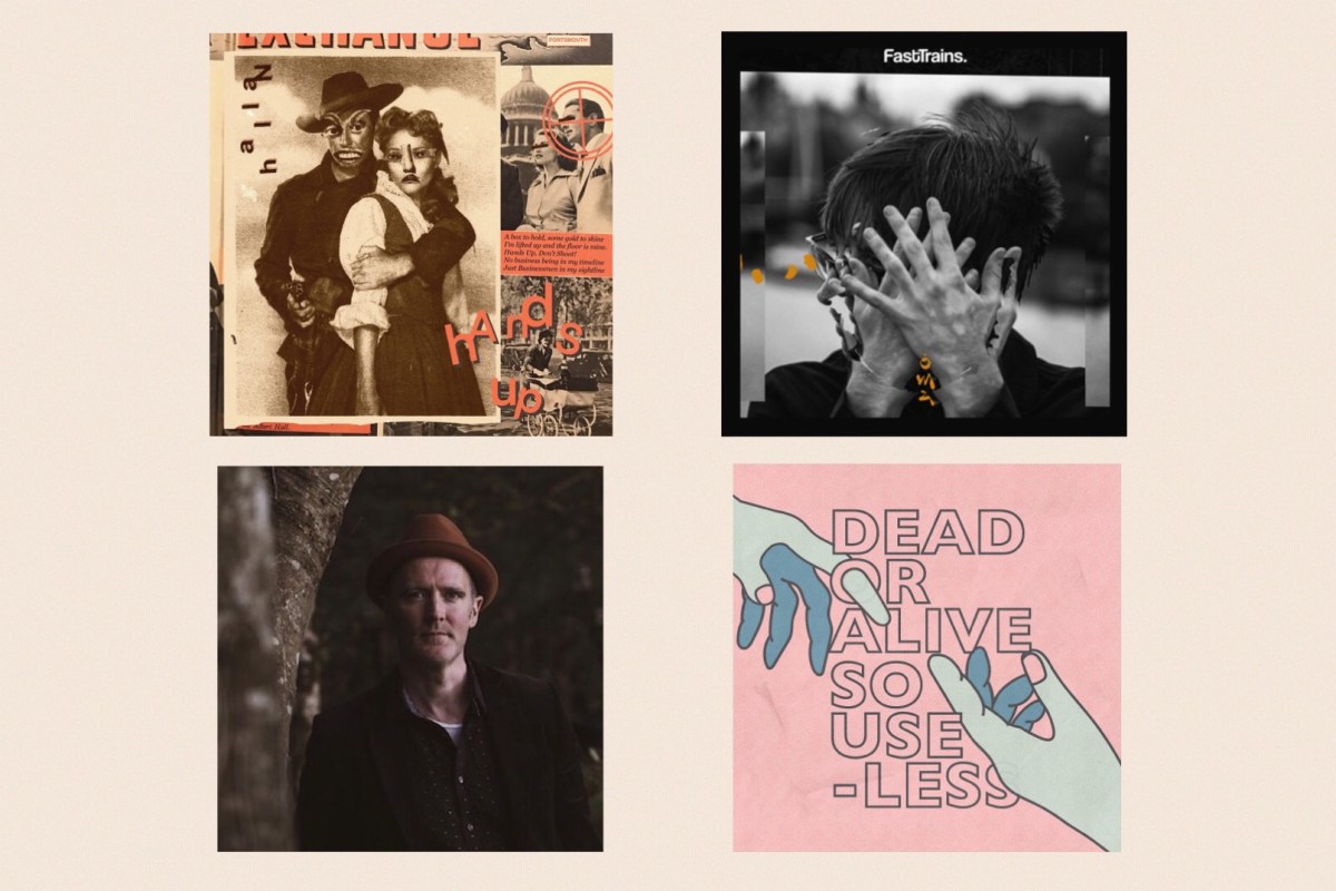 Cover sleeves for Hallan, Fast Trains, Jim McHugh and Gender Roles